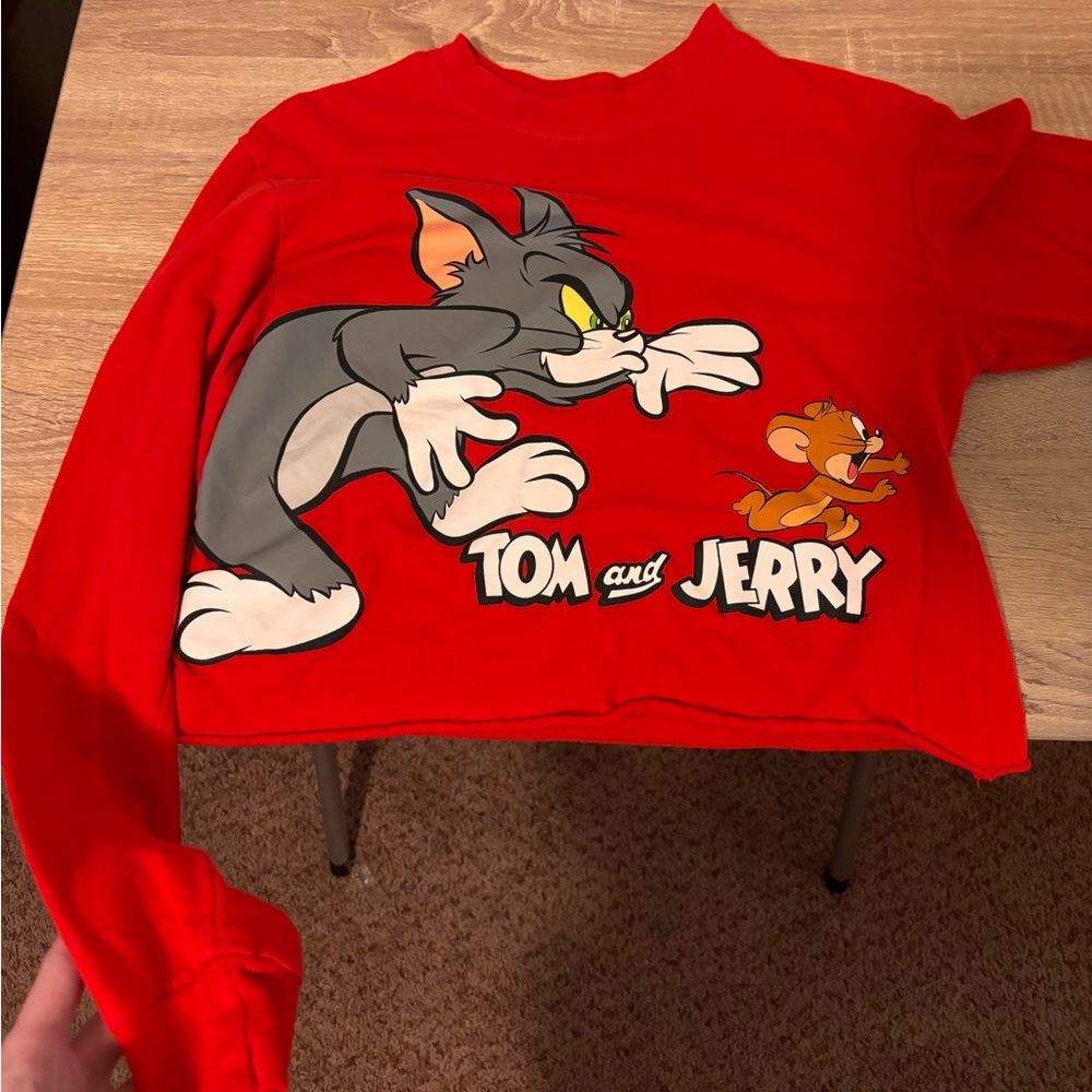Matching Tom & Jerry top and sweatpants set for girls juniors size XS